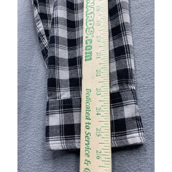 Levi's Button Down Shirt Mens Black Check Long Sleeve Chest Pocket Farm Chore XL - Picture 7 of 13